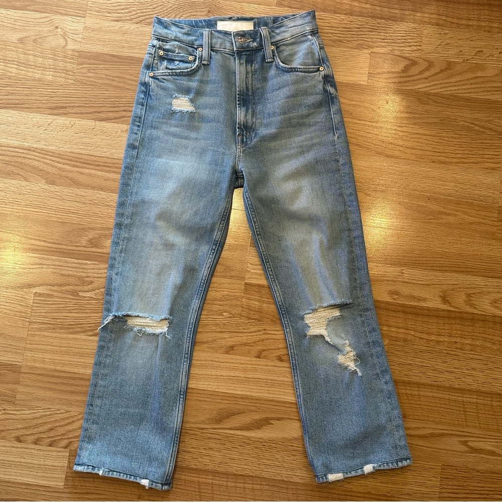 MOTHER high waisted rider skimp the confession jeans